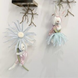 Floral Bunny Hanging Decoration by GreenimportLimited
Used